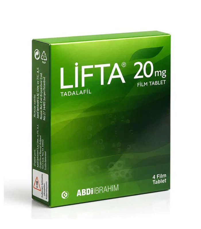 Lifta 20 mg 4 Tablet Lifta 20 mg 4 Tablet - Görsel 1